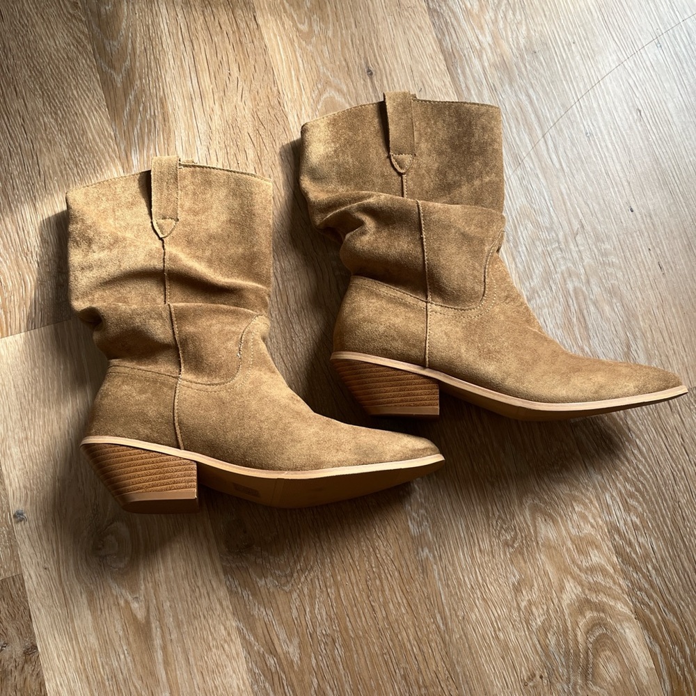 Stylish Tan Ankle Booties